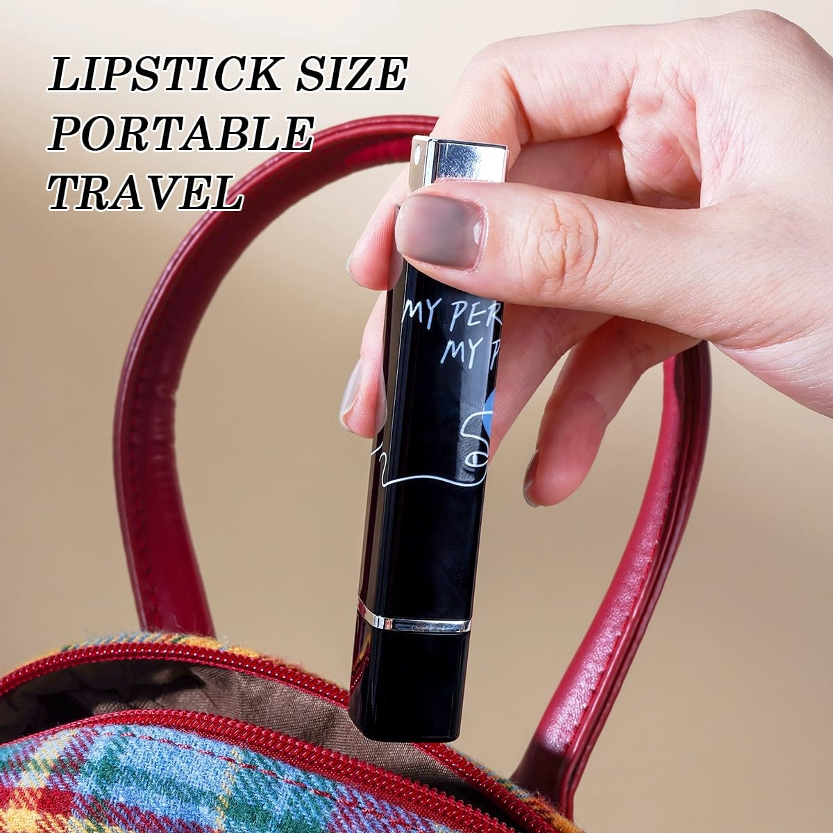 2Pcs Refillable Perfume Atomiser, Travel Spray Bottle Leak Proof, 5Ml Mini Portable Perfume Dispenser for Purse & TSA Carry On, Fine Mist Perfume Bottle Refillable for Women & Men(Black&Blue) image number 4