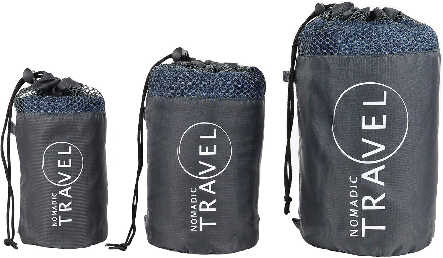 Microfibre Sport/Gym Towel &ndash; Fast Absorbent and Super Light. Our Towel Is Perfect for a Multitude of Outdoor/Indoor Uses Including Traveling, Beach, Yoga, Gym. S/M/L Available (Medium, Blue) image number 6