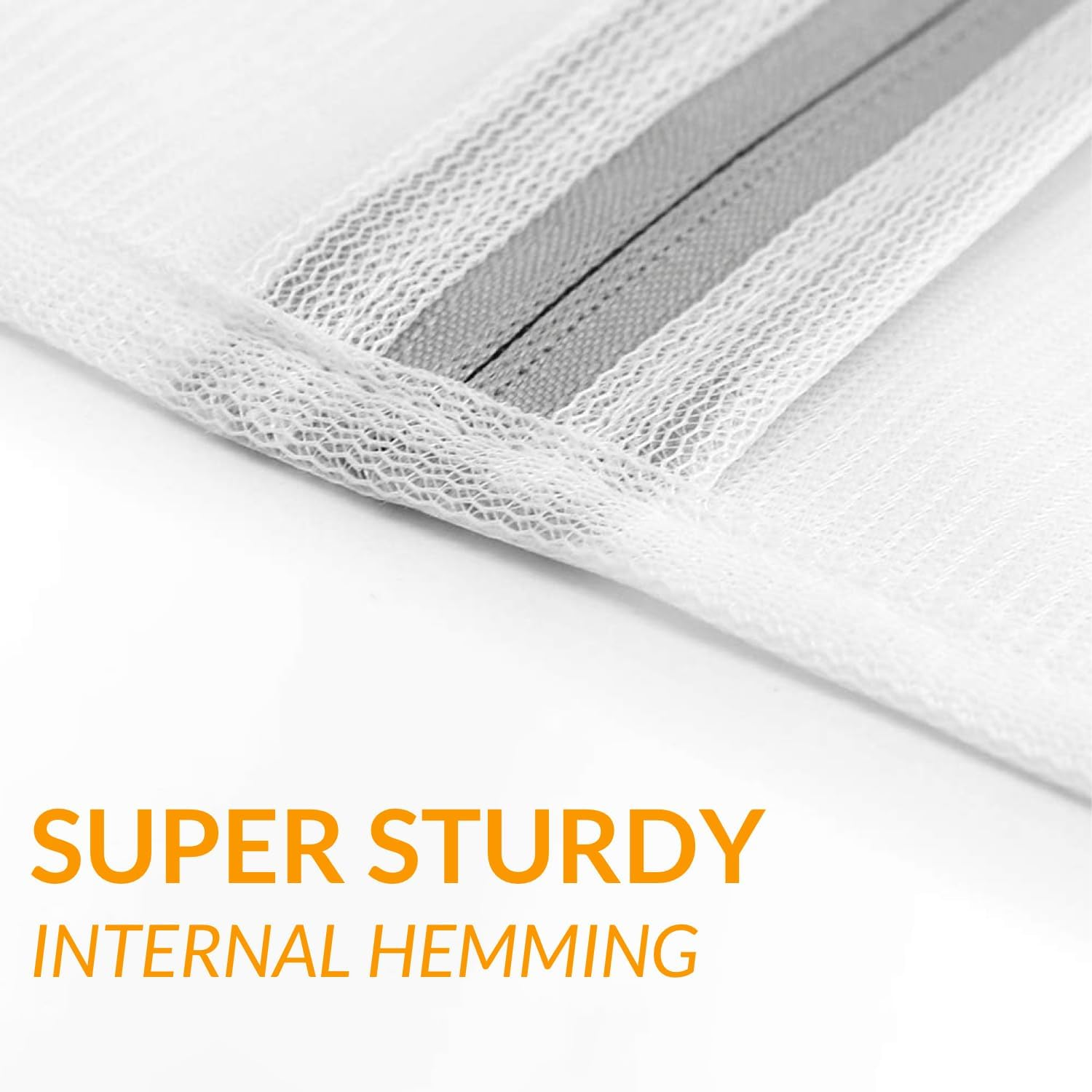 Hormes 4PCS Laundry Bags for Delicates, Mesh Washing Bags 40X30Cm Medium Size, Durable Wash Bags for Clothing Laundry & Delicates Wash Bag, Zippered Clothes Protection Bag for Washing Machine & Travel