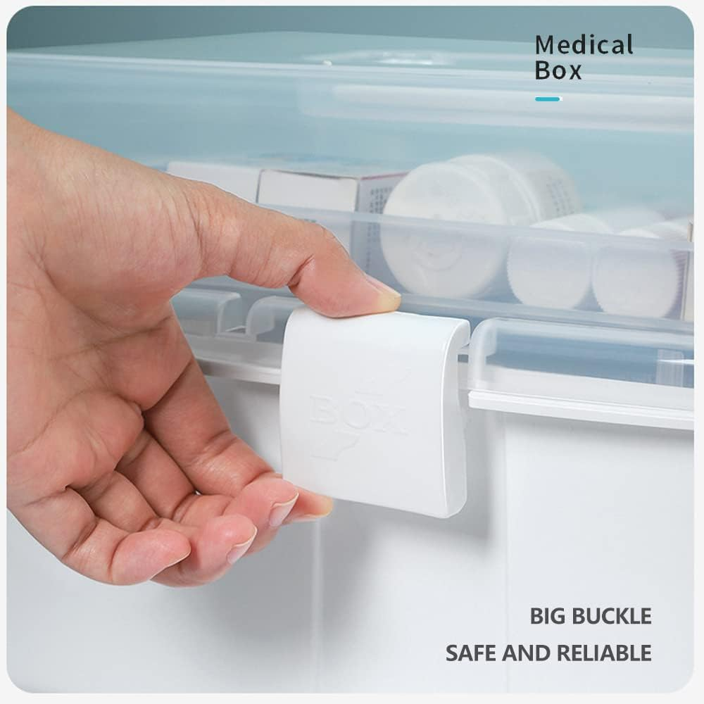 JR Joyreap 3Layer Large Portable First Aid Kit Emergency Medical Storage Box Medicine Organizer image number 1