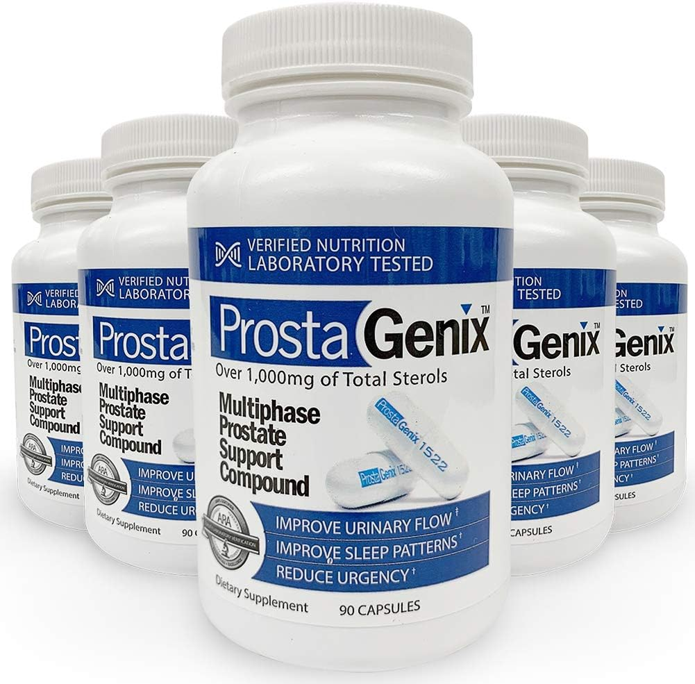 Prostagenix Multiphase Prostate Supplement-Featured on Larry King Investigative TV Show - over 1 Million Sold -End Nighttime Bathroom Trips, Urgency, & More. 90 Capsules image number 3