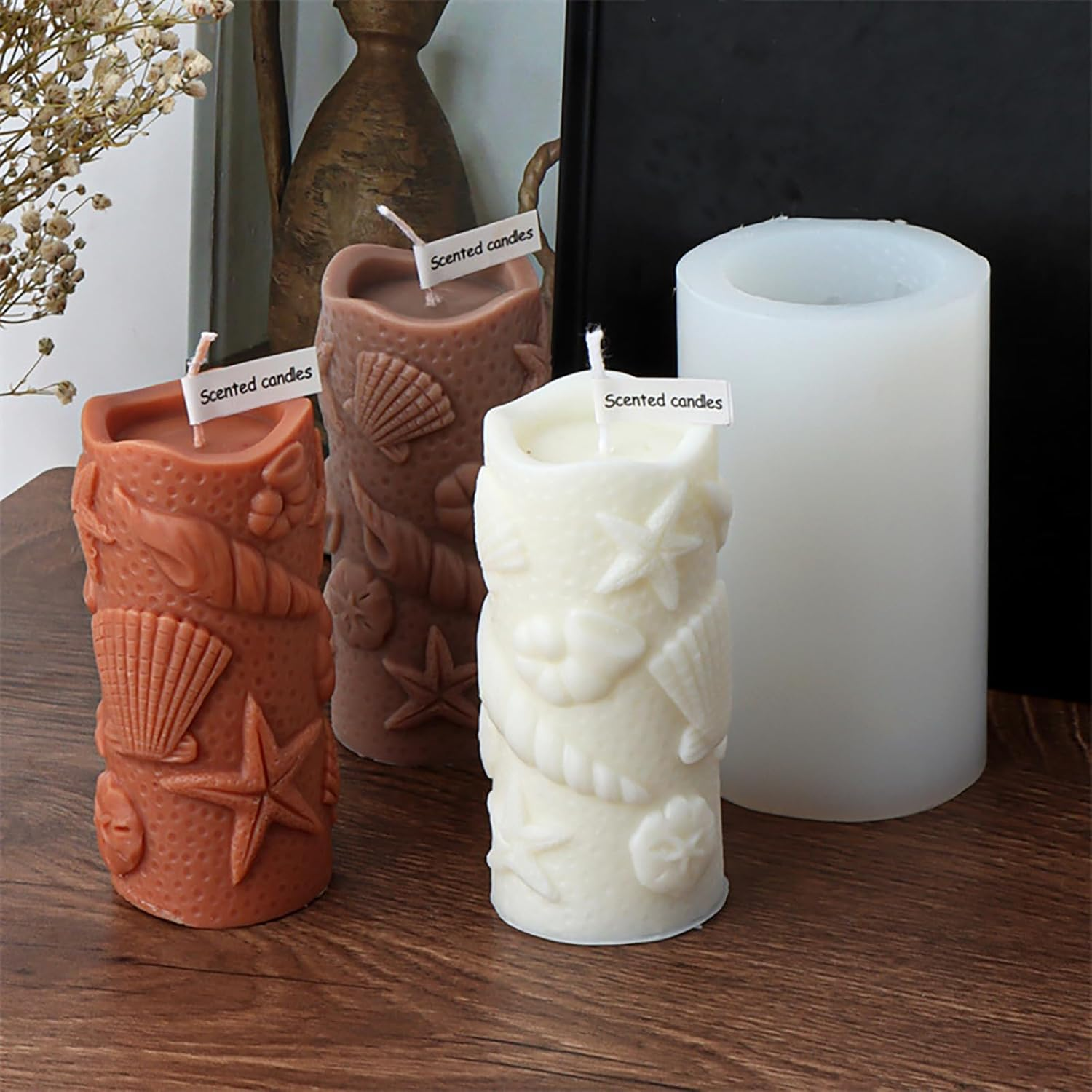 Dragon Egg & Animal Dinosaur Resin & Clay Mold - Jewelry Casting & Craft Supplies 3D Silicone Mold for Resin Casting & Candle Making