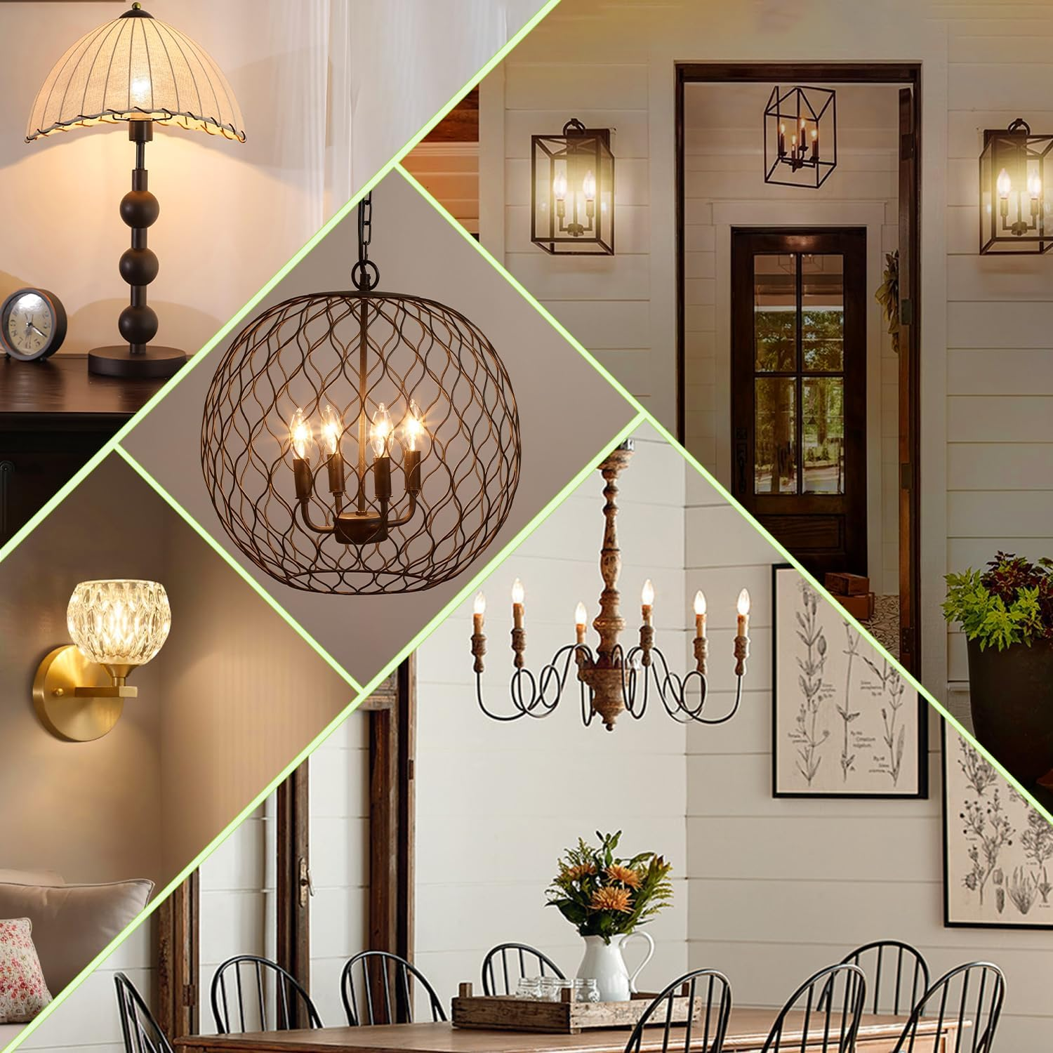 Spacelumen E14 Dimmable Small Edison Screw SES Candle Light Bulbs, 2700K Warm White 4W LED Light Bulb 40W Incandescent Equivalent, Pack of 10 image number 4