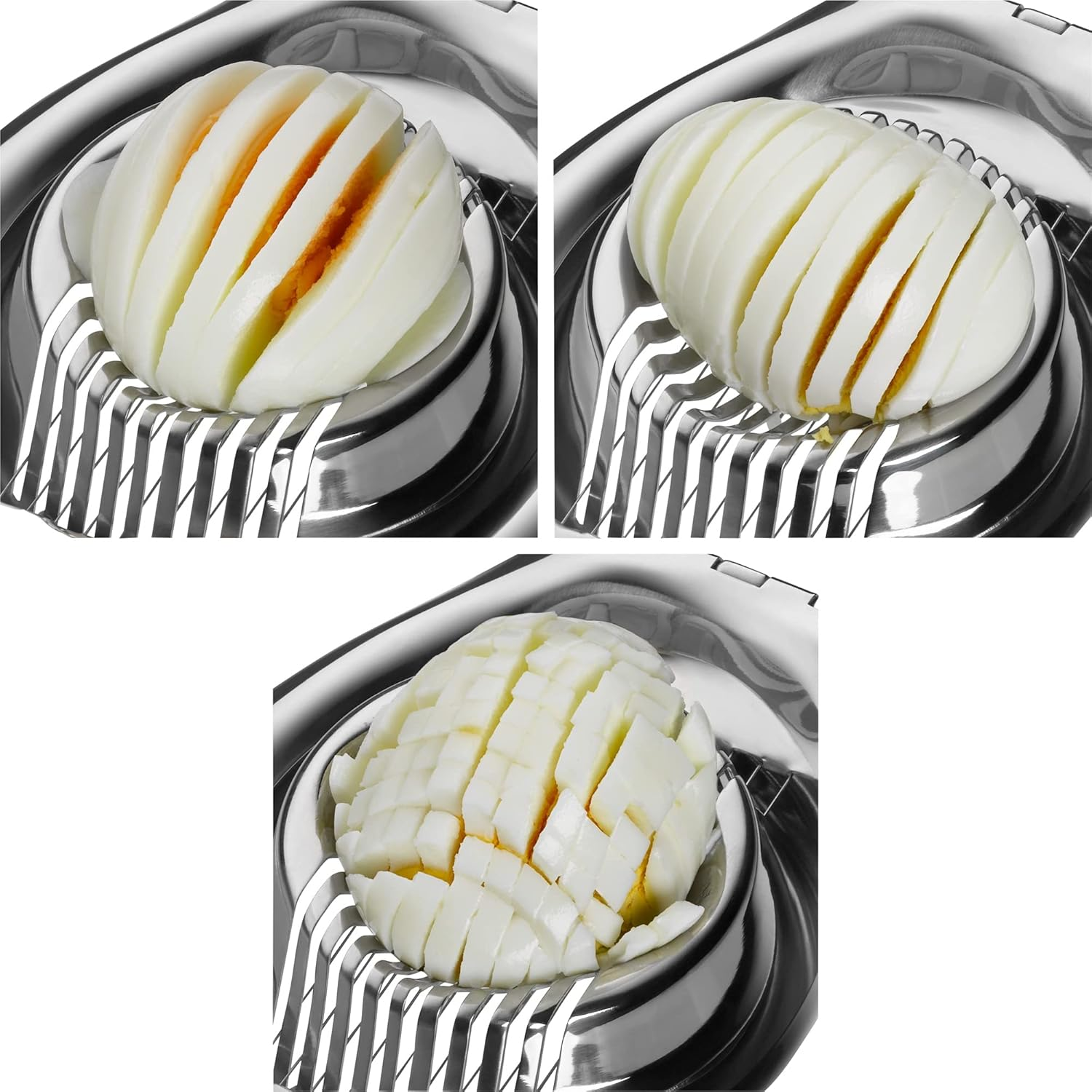 WMF Gourmet Egg Slicer, 15 X 11 Cm, Polished Stainless Steel, Dishwasher Safe image number 2