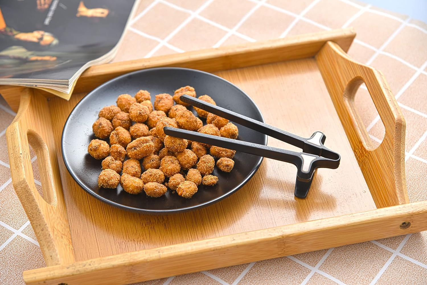 New Upgrade 2Pcs Finger Chopsticks for Gamers,Snack Clips,Video Game Party Supplies,Kids Chopsticks,Creative Gamer Accessories,Gifts for Gamers image number 6