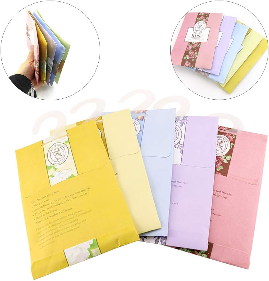 20 Packs Air Freshner Deodorizer Scented Sachets Bags for Drawer and Closet with Hanger image number 1