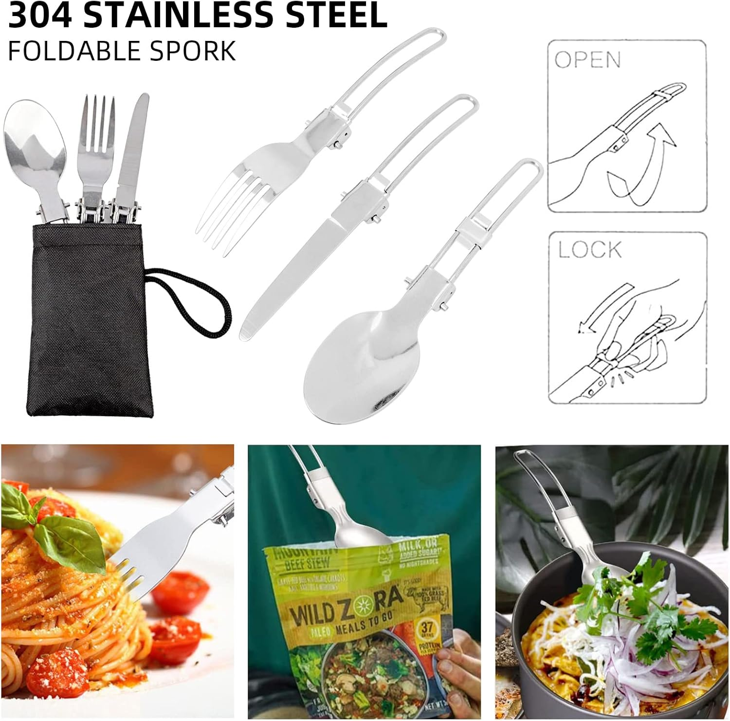 13Pcs Camping Cookware Set, VIPITH Outdoor Camping Kitchen Set Camping Accessories Cooking Pots and Pans Kettle Set Portable Camping Cookware Mess Kit for 2-3 Person Outdoor Picnic Hiking image number 3