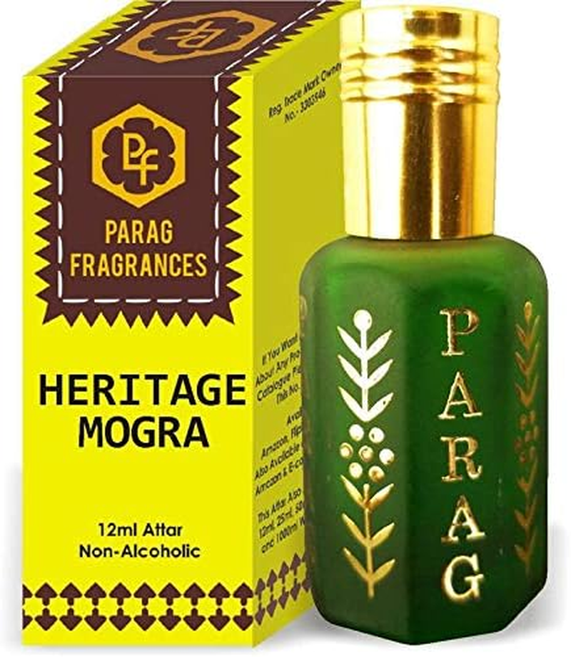 Parag Fragrances Mogra Attar 12Ml (Crystal Series) - Natural, Alcohol Free, Long Lasting - Wood Attar image number 1