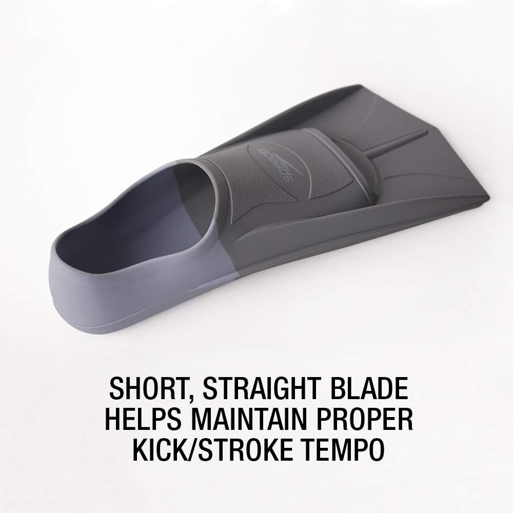 Speedo Unisex-Adult Swim Training Fins Rubber Short Blade image number 2