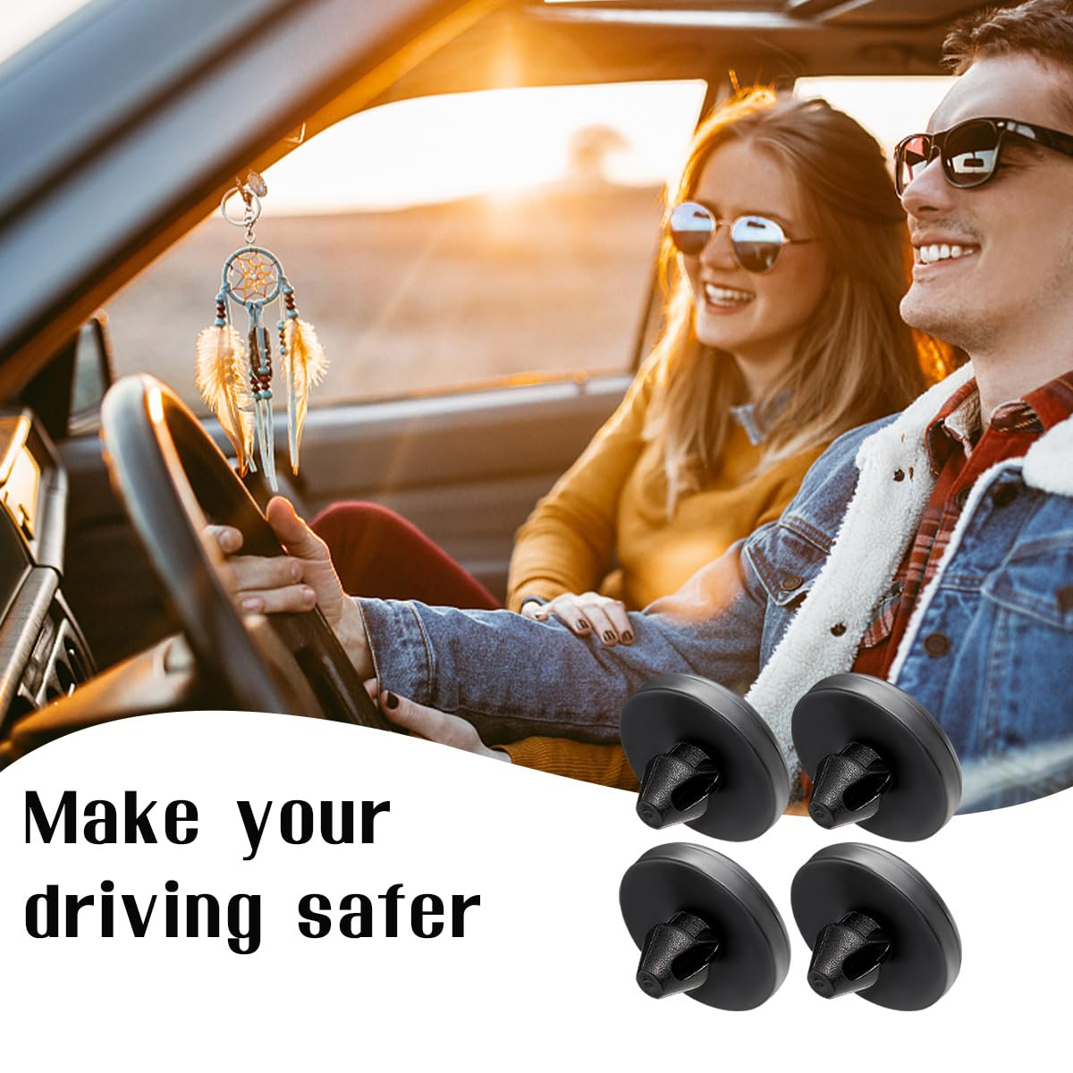 Povtii 4 PCS Brake Switch Stopper, Car Brake Pedal Stop Pad Replacement Compatible with 90541-06036, Automotive Brake Light Switch Pad, Clutch Pedal Stopper Car Accessories - 8 Pcs image number 4