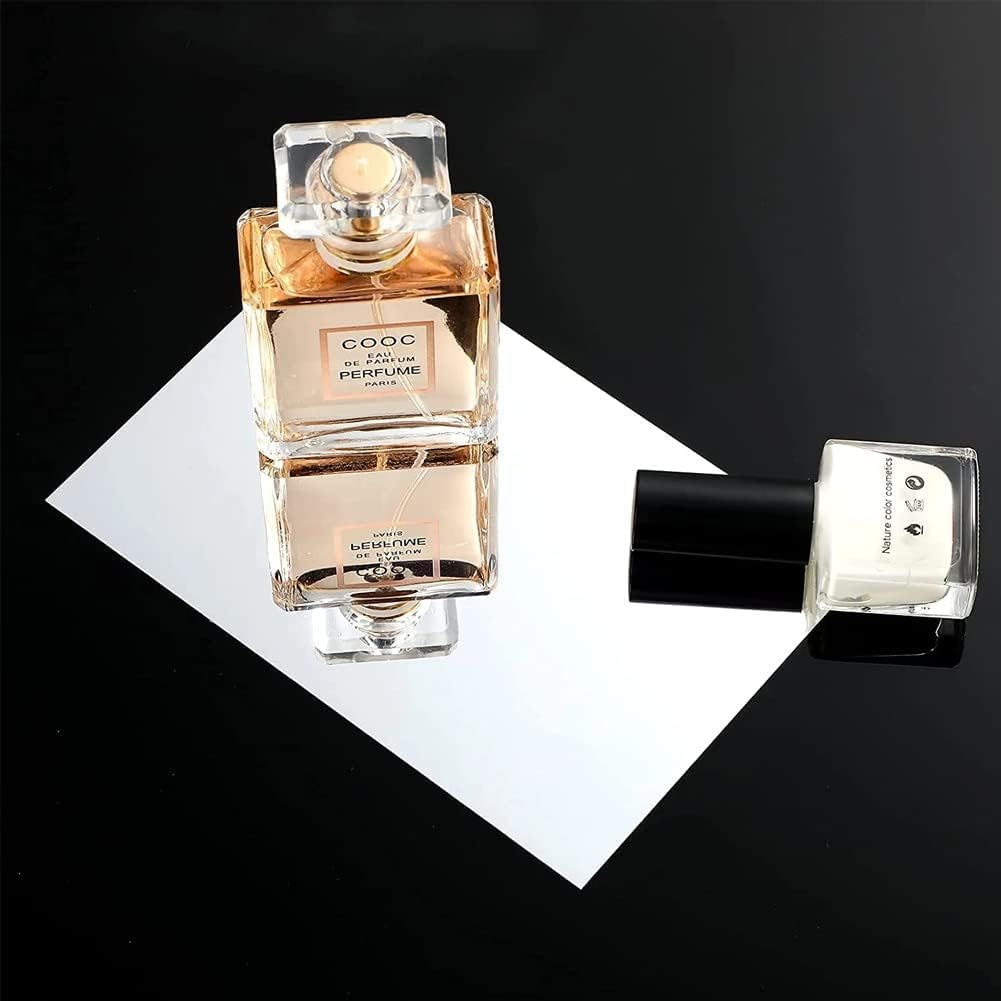 Homiliky 4 Pack Self Adhesive Mirror Stick on Mirror 30X20Cm Acrylic Mirror School Mirrors Flexible Mirror Sheets Mirror Stickers for Wall School Home Livingroom Bathroom Bedroom Decor image number 4