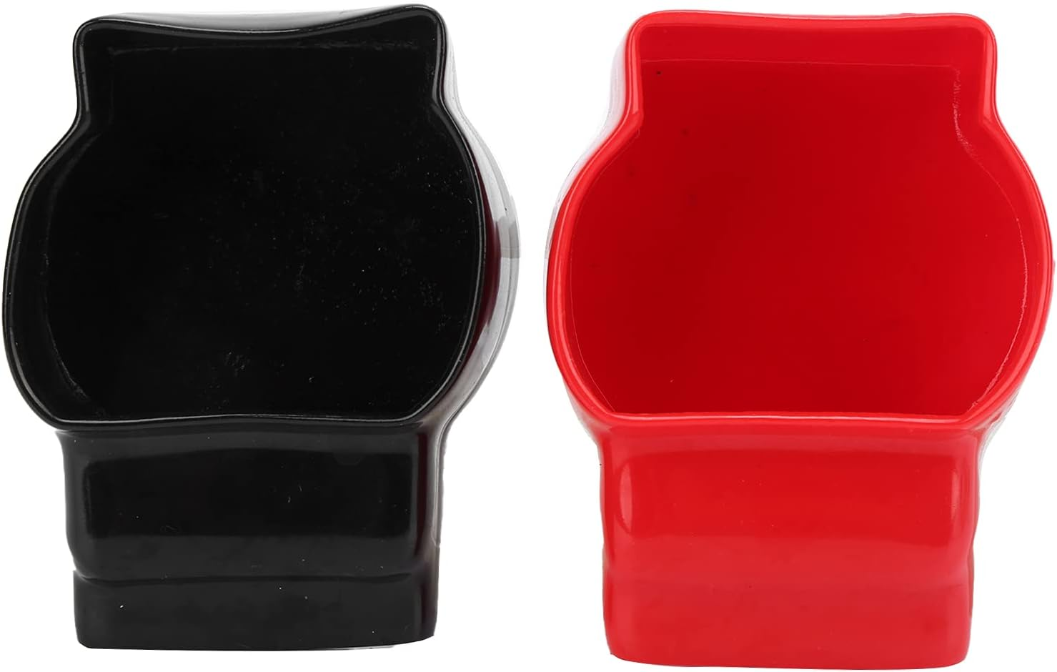 Fdit 2Pcs Universal Battery Terminal Covers, PVC Positive/Negative Terminal Protector for Cars, Motorcycles, Trucks & Rvs | Fireproof, Dustproof & Insulation Sleeves