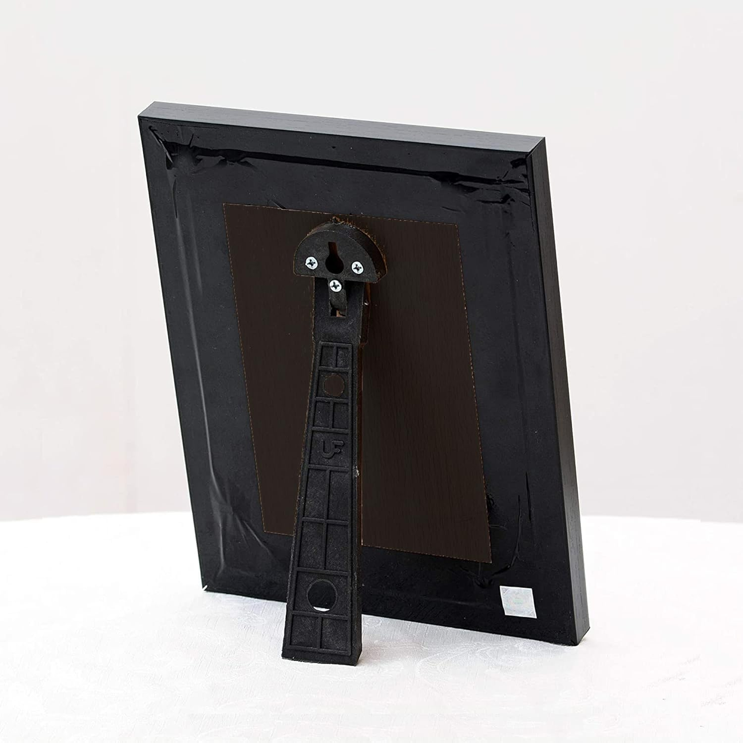 Zig Zag Lord Hanuman Ji Bajrangbali Photo Frame for Wall / Table / Pooja Room ( 7X9 Inches, Acrylic Glass) Golden, Rectangular image number 4