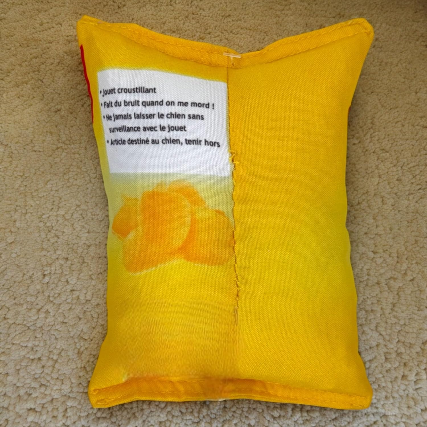 MIJOMA Dog Toy Crackling Chips Bag 'Toutou Chips' - Squeaky, Robust Polyester Toy for Loving Playing Hours 18 X 12 X 6 Cm image number 3