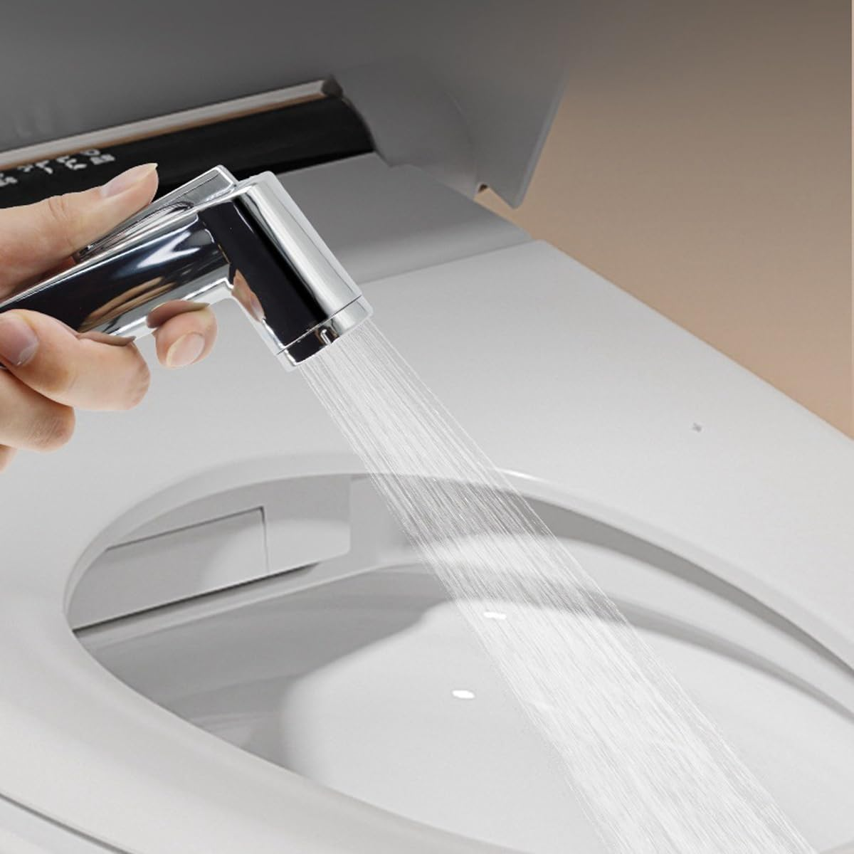 Ultralight Toilet Seat Spray Head Rustproof Hand Toilet Seat Sprayer Cloth Bathroom Nappy Sprayer image number 4