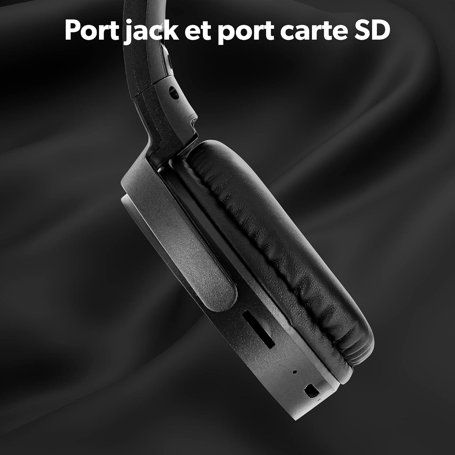 T'NB Bluetooth 5.0 Wireless Headphones, up to 8 Hours Playtime, Foldable, Adjustable, Jack, Lightweight and Comfortable, Over-Ear Headphones, Built-In Microphone, Built-In Controls image number 3