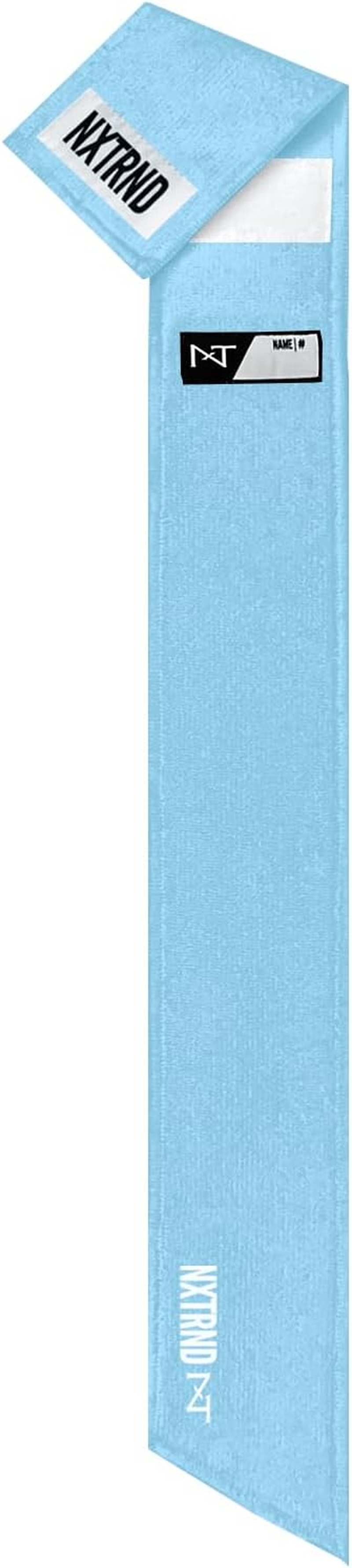 Nxtrnd Streamer Football Towel, Thin Sports Towel, Dries Hands & Football Accessories (White)