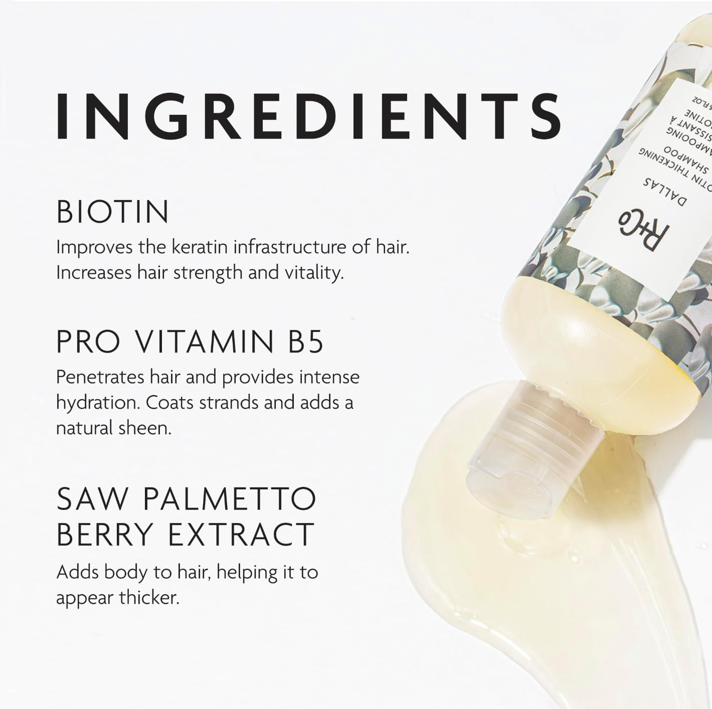 R+Co Dallas Thickening Shampoo, 241Ml image number 4