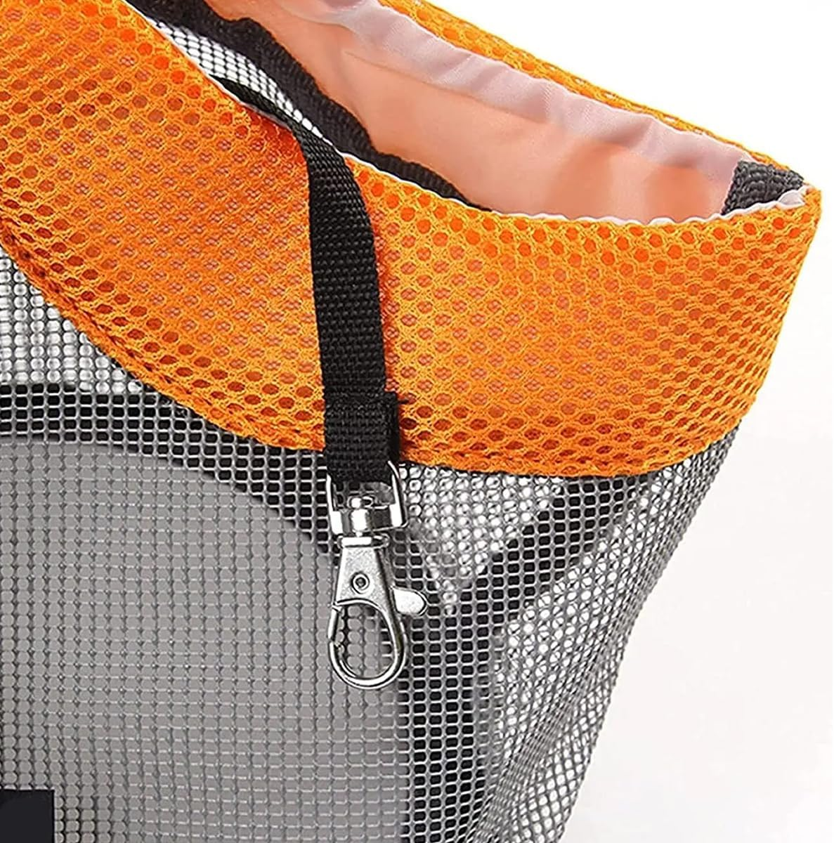AIMALL Large Capacity Pet Carrier &ndash; Breathable Mesh Portable Dog Bag, Adjustable Shoulder Strap, Safety Buckle, Foldable, Easy to Clean, 16.9 X 14.9 X 12.2 Inches image number 6