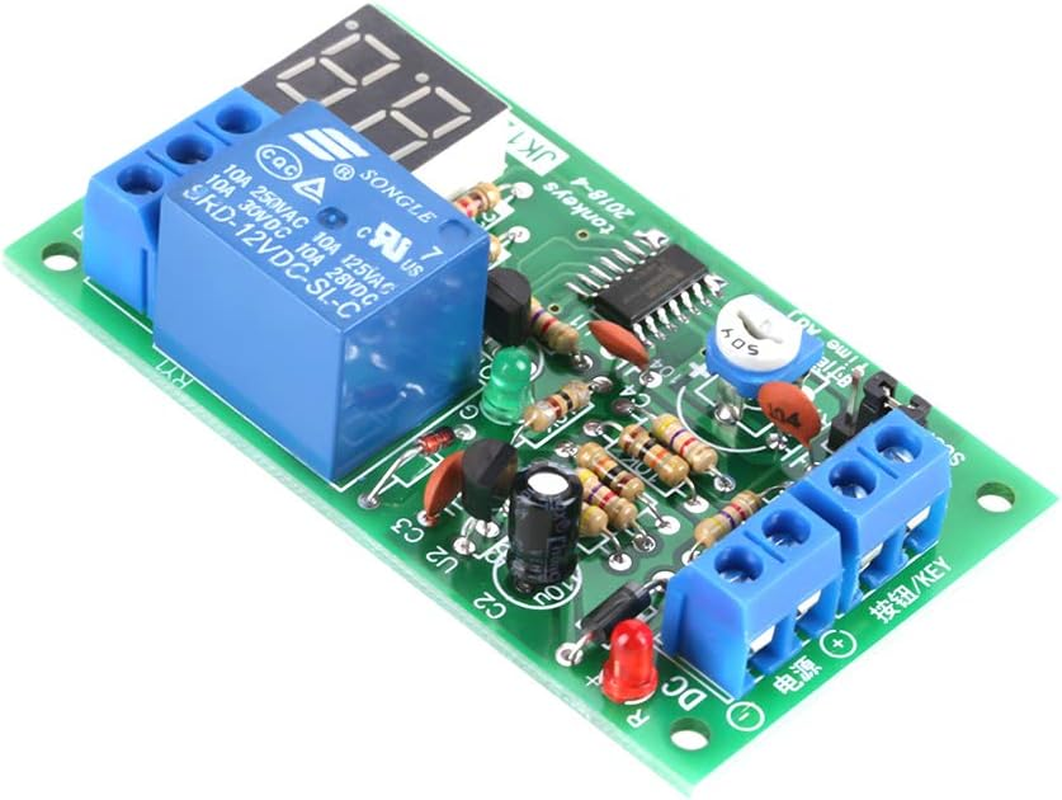 Timer Relay Module DC12V Adjustable Relays Time Delay Timer Module LED Display Delay Turn off Switch image number 4