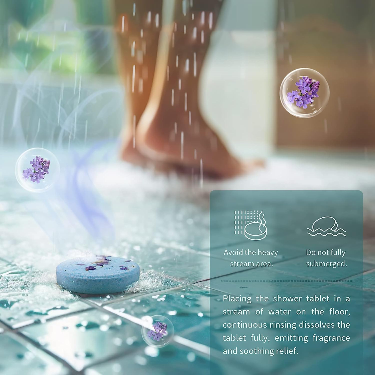 10 Pcs Shower Steamers, Shower Bombs Aromatherapy Vapor Steam Tablets for Stress Relief, with Essential Oils for Relaxation, Best for Girls