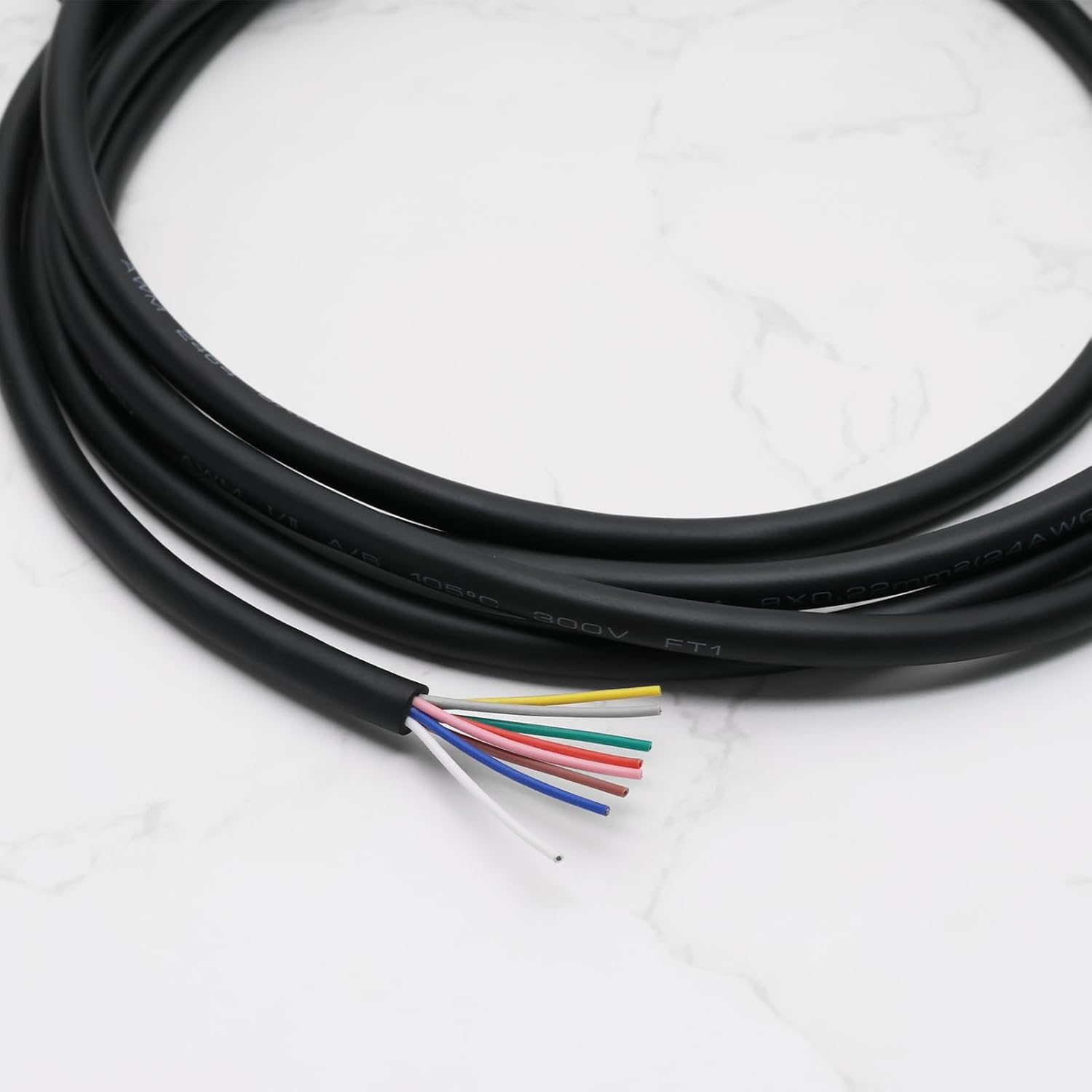 YINETTECH 8 Pin M12 Sensor Connector Straight Aviation Cable Female to Female Aviation Socket Waterproof Electrical Cable for Industrial Automation Control