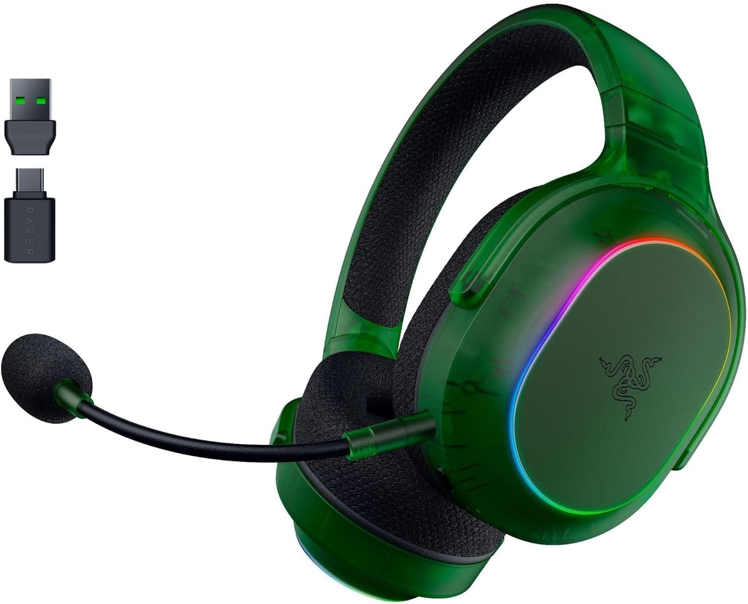Razer Barracuda X - Wireless Multi-Platform Gaming and Mobile Headset - Mercury White