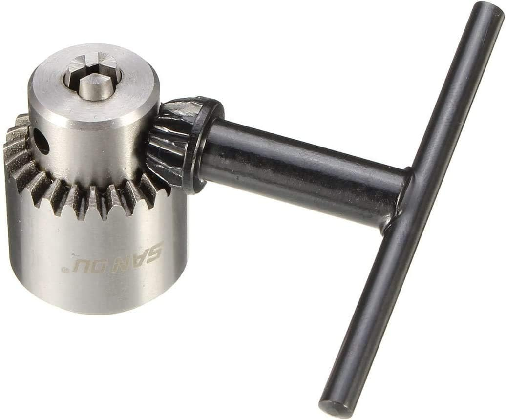 Yakamoz 0.3Mm - 4Mm Micro Aluminum Portable Handheld Drill DIY PCB Mini Electric Hand Drill with 5A Power Supply & 10Pcs Micro Drill Bits image number 2