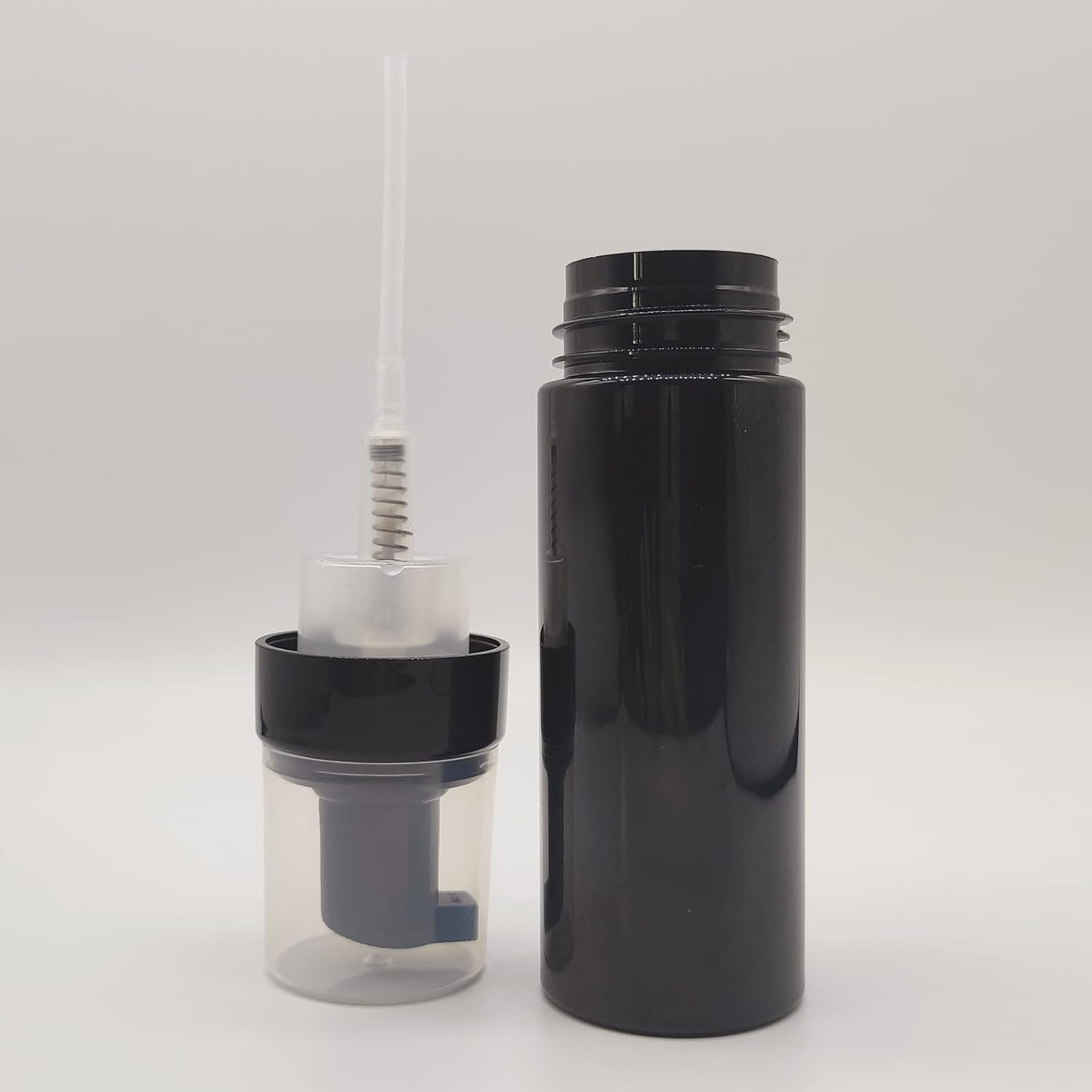 150Ml Empty Foam Pump Bottle, 5Oz Foaming Dispenser Soap Plastic Container for Facial Cleanser Shampoo Hand Soap (Black) image number 1