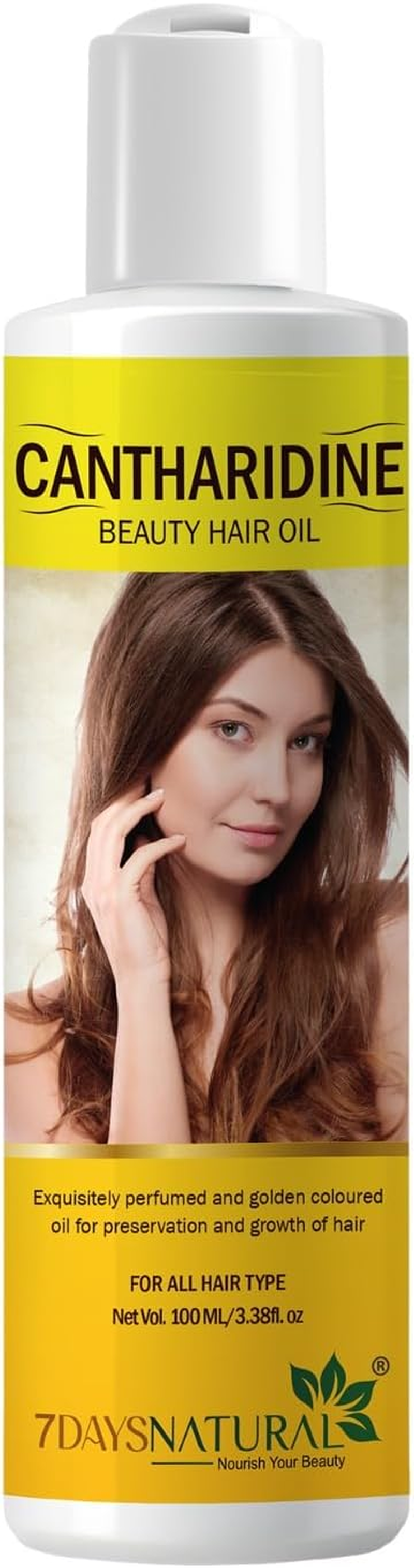 7 DAYS Cantharidine Hair Oil | Hair Fall Control & Hair Growth with Sesame Oil & Brahmi | Hair Oil for Men & Women(100 Ml) image number 2