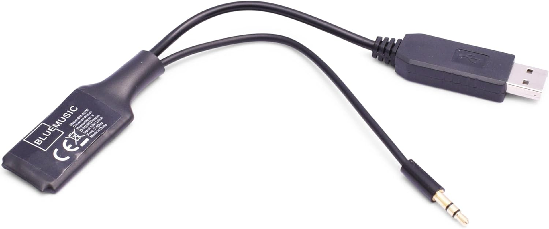 Bluemusic Bluetooth Audio Adapter Compatible with BMW E60 E90 E81 E87 X5 E70 Z4 E89 USB/AUX image number 1