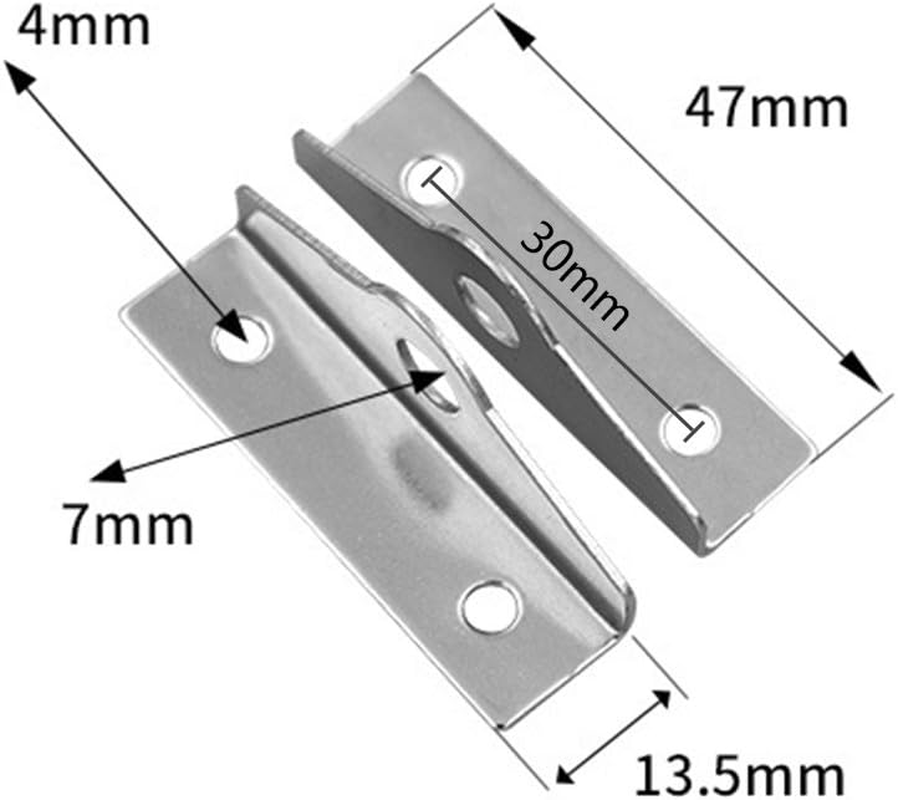 YES Time 304 Stainless Steel 90 Degree Angle Hasp Lock Padlock Eye, Set of 5 image number 4