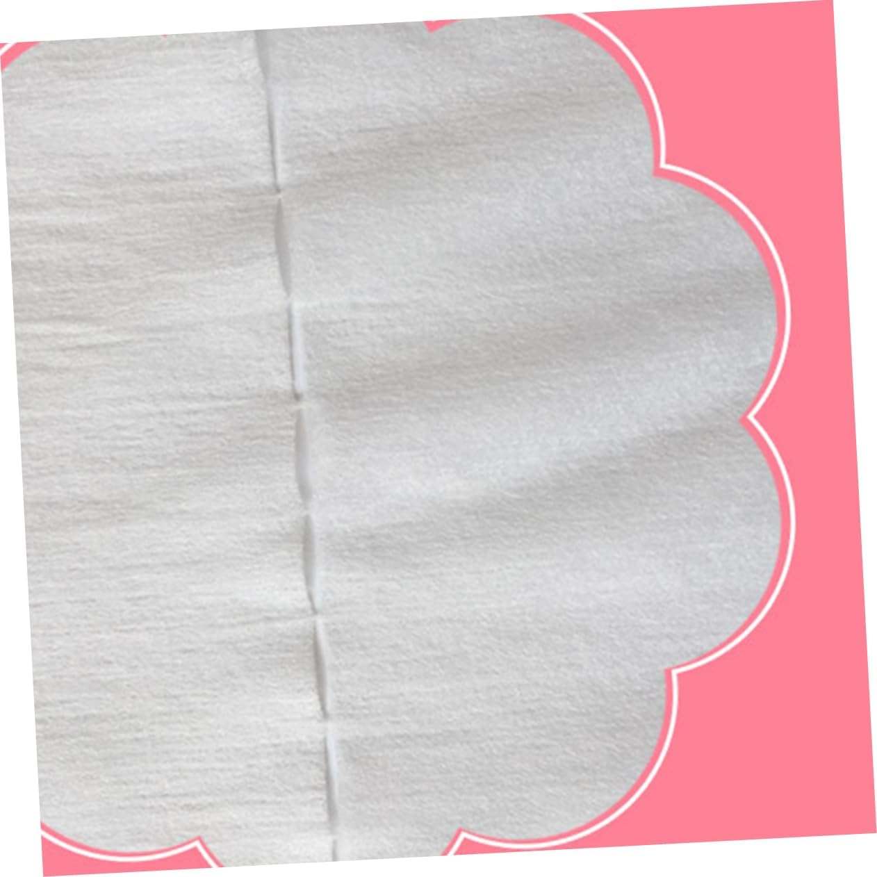 SOESFOUFU 600Pieces Facial Pads Non-Woven Makeup Remover Roll Cleansing Wipes Soft Fabric for Travel Home Use image number 1