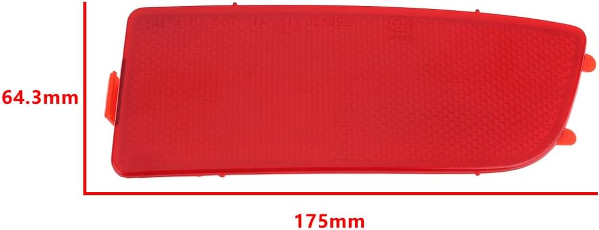 Be in Your Mind 2PCS Car Rear Bumper Reflectors Compatible with Mercedes-Benz Sprinter B906 2006.06-2018.12 OE A9068260040 9068260140 Left + Right Bumper Reflector Assemblies Red image number 3