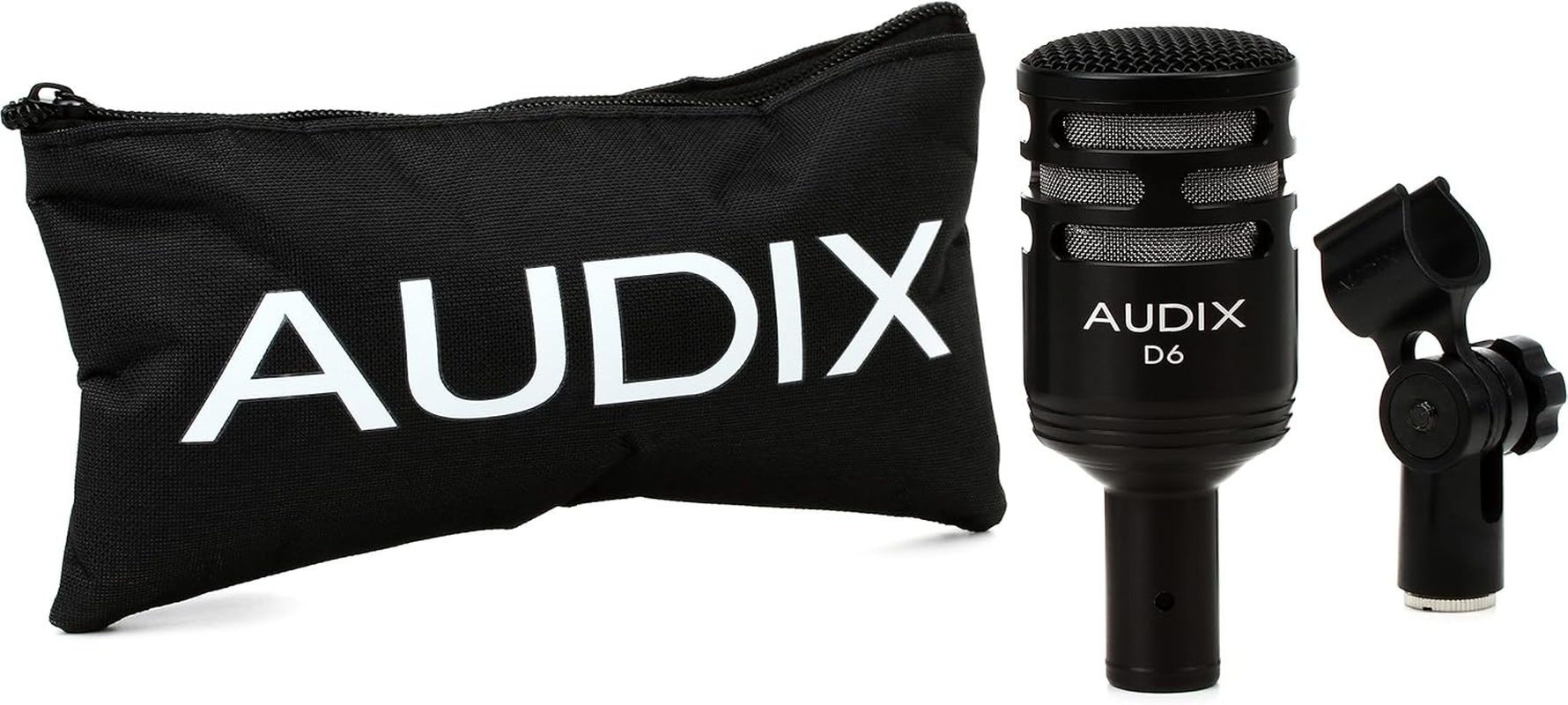 Audix D6 Cardioid Dynamic Kick Drum Microphone for Kick Drums and Bass Instruments