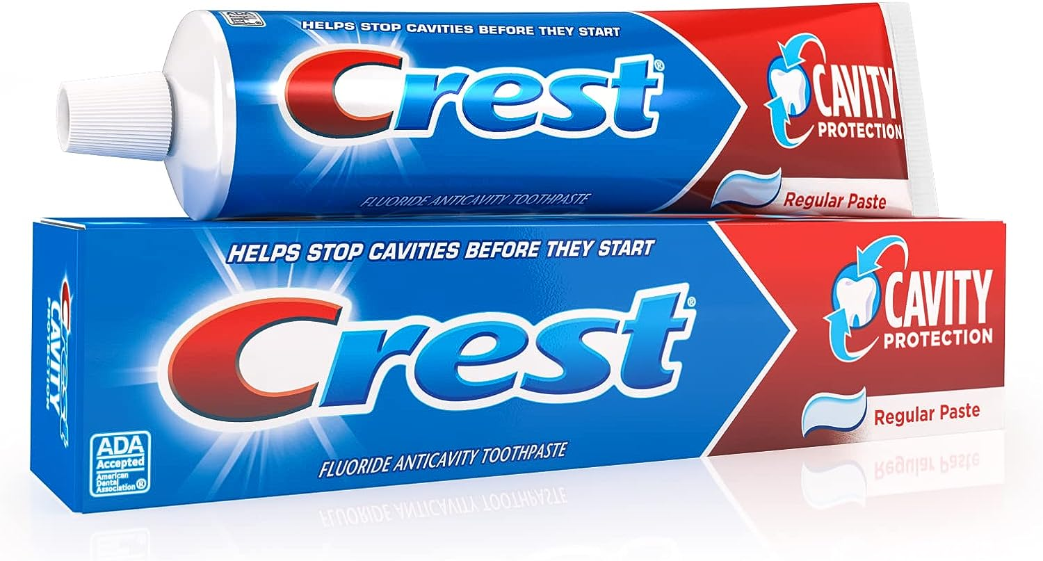 Crest Cavity Protection Toothpaste, Regular, 8.2-Ounce Tubes (Pack of 6) image number 3