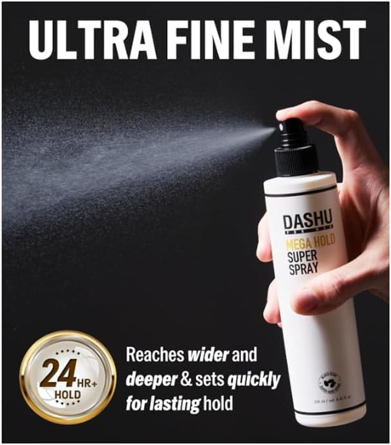 DASHU for Men Premium Mega Hold Super Spray 250Ml | Hair Spray | Volume | Hair Fixer | Long Lasting | Extra Hold image number 3