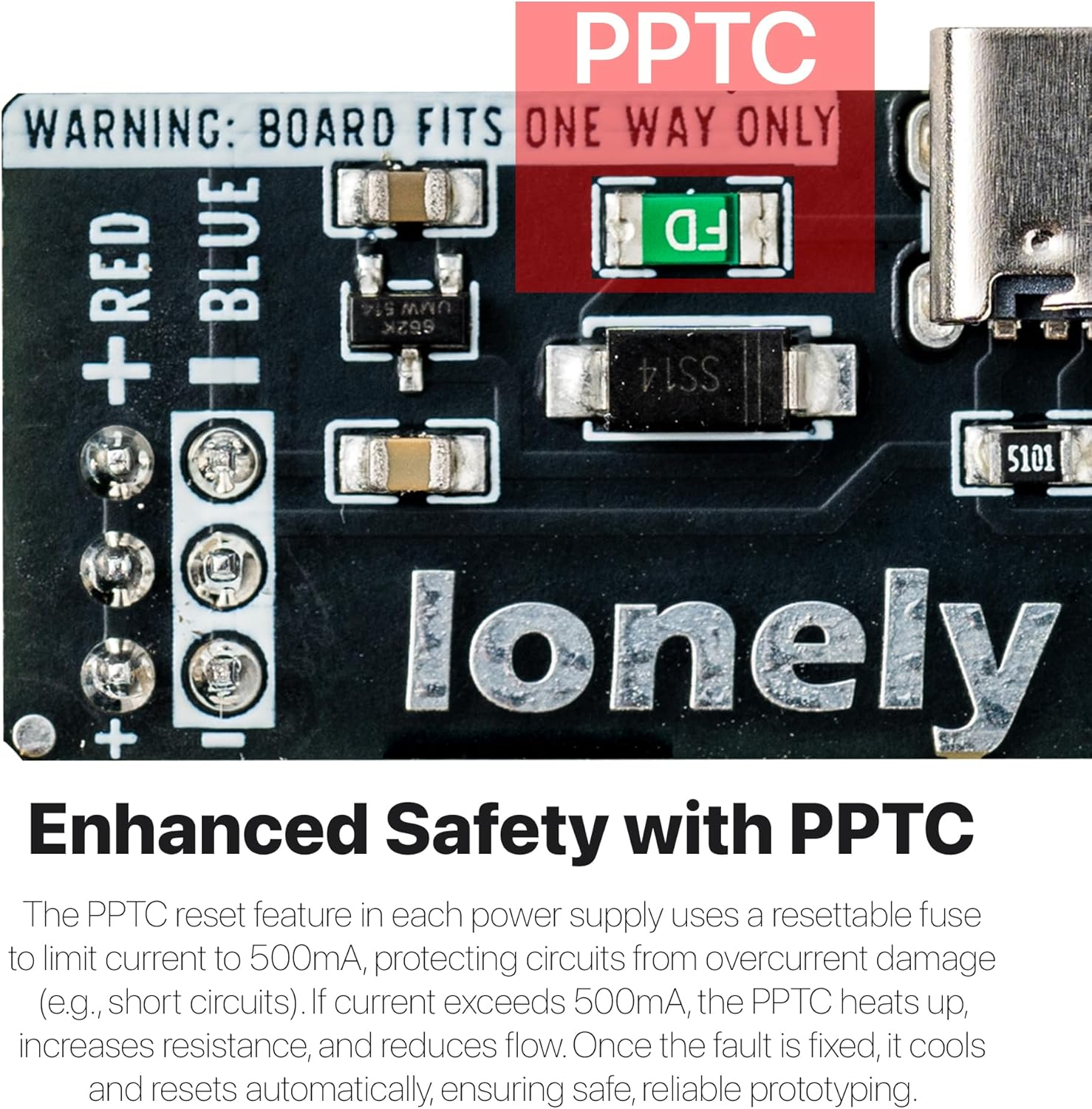 Breadboard Kit with 2 Full-Size 830 Points and 2 Half-Size 400 Points Solderless Breadboards, 4 Type-C Breadboard Power Supplies (3.3V / 5V Switchable), Ideal for Arduino, ESP32 image number 5