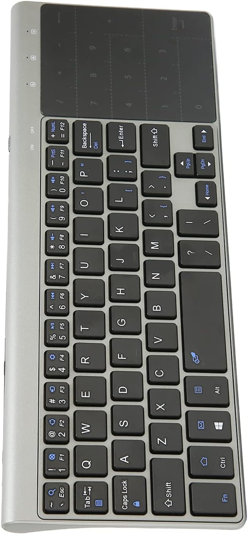 Wireless Keyboard, 2 in 1 2.4G Wireless Keyboard with Sensitive Touchpad, Portable Universal Wireless Keyboard for Laptops, Computers, TV Boxes image number 6