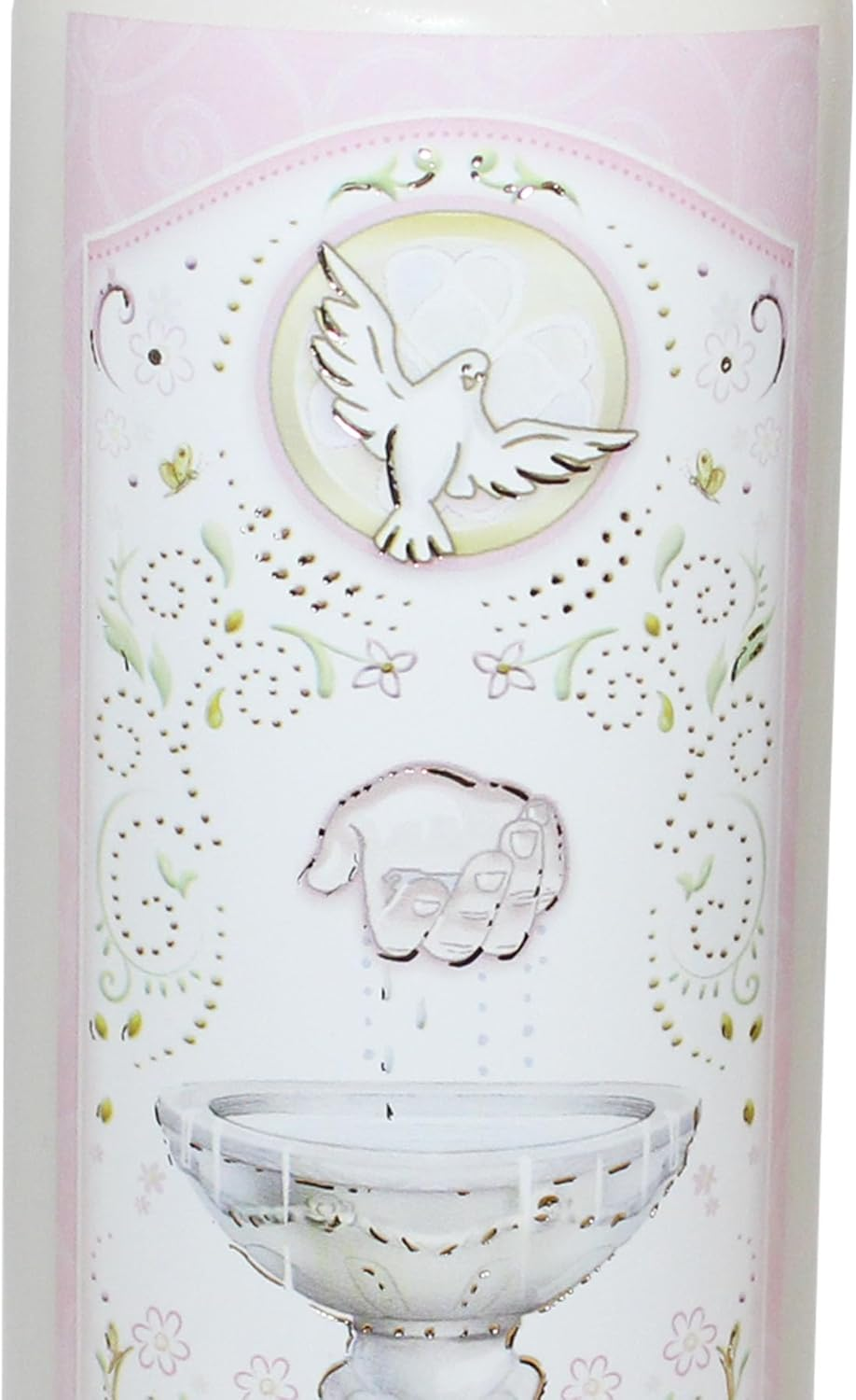 Widdle Gifts Pillar Candle for Baptism of Your Baby Girl in Organza Bag Keepsake Gift - 2527 image number 4