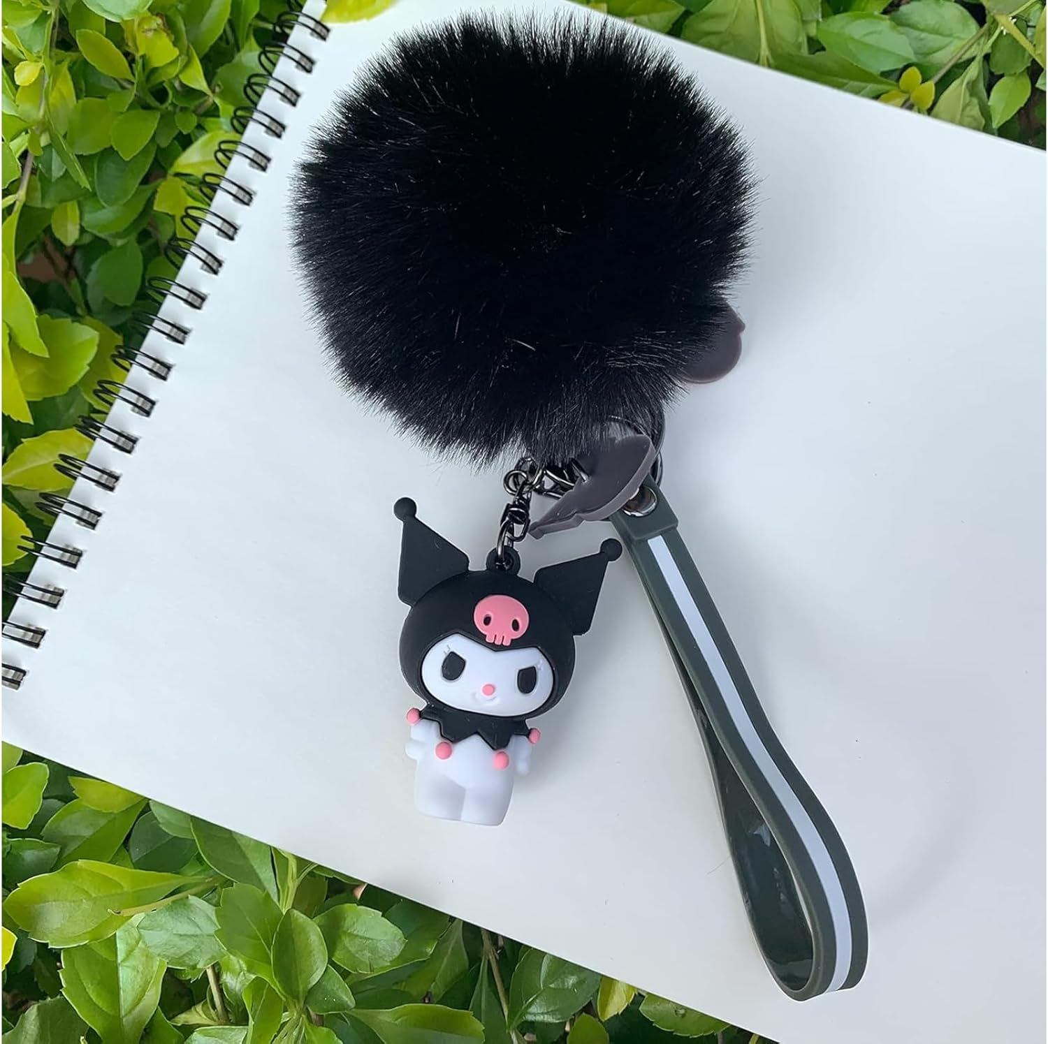 2Pcs Cute Cartoon Keychains for Girls Boys, Pendant Key Accessories, Cool Kawaii Key Ring Purse Backpack,Key Chain Wristlet Car Charms ( image number 4