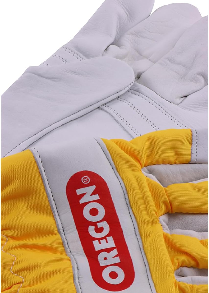 Oregon 295399XL Chainsaw Protective Gloves, Leather &ndash; Pair (Xl),Yellow image number 1