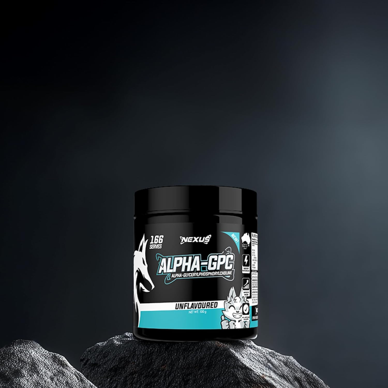 Nexus Alpha GPC 500Mg Powder &ndash; 166 Serves 100G Unflavoured Cognitive Support Supplement &ndash; Boosts Memory, Focus, Mental Clarity & Power Output &ndash; Pure Choline Source for Brain & Performance image number 3