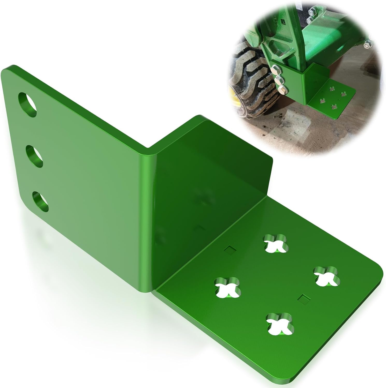 Forogore Bolt on 6" Tractor Driver Step Compatible with John Deere 120 1023E 1025R 1026R image number 6