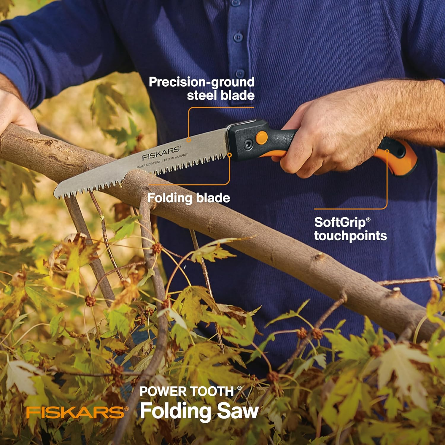 Fiskars Folding Saw, Multicolour image number 1