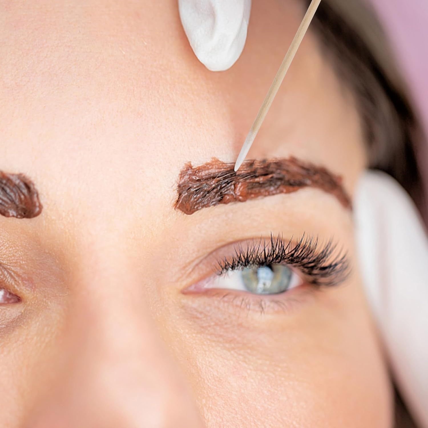 500 Count 4 Inch Pointed Cotton Swabs Precision Microblading Cotton Tipped Applicator Tattoo Permanent Supplies image number 4