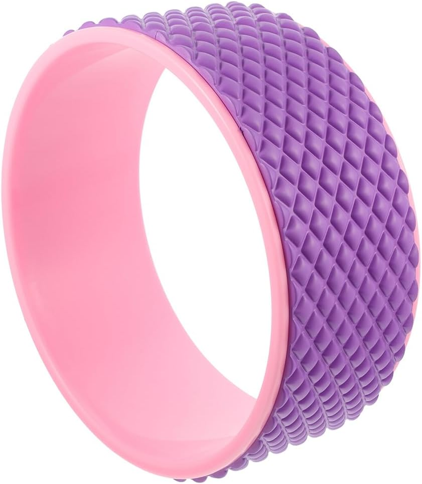 Yoga Wheel,Back Cracking Device,Yoga Prop Roller,Backbend Massage, Back Massage Roller,Massage Trigger Points,For Yoga,Pilates, Stretching Sport image number 5