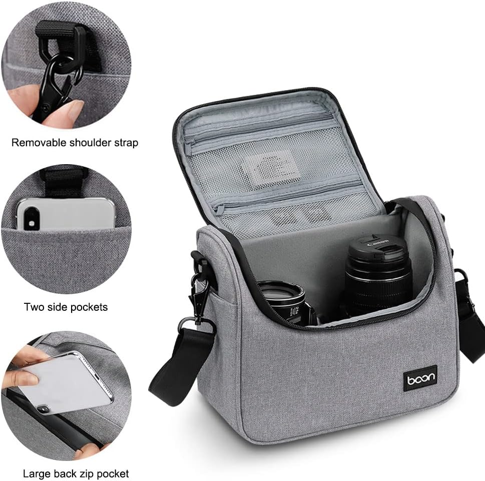 Digital SLR Camera Bag Lens Camera Bag Classical Storage Bag Shoulder Camera Protective Cover for Canon/Nikon/Sony image number 4