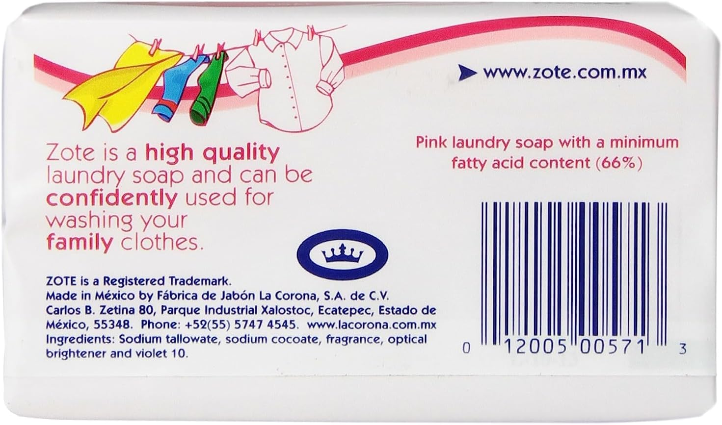 Zote Soap Pink image number 4
