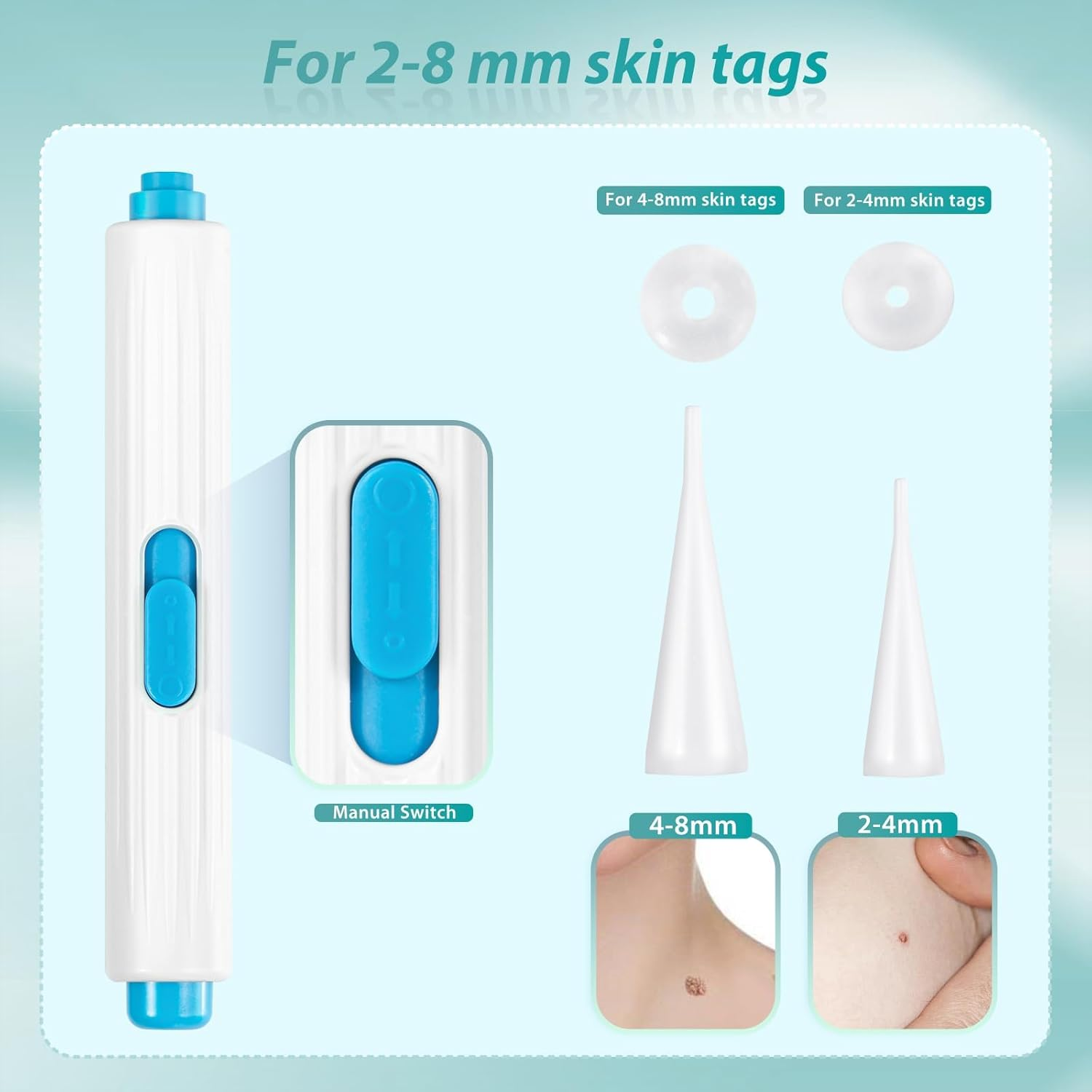 Skin Removal Kit, for the Removal of Skin Tags and Warts, Safe and Effective to Be Used at Home image number 1